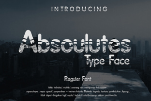 Absoulutes: A Bold Display Font for Makers