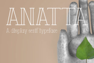 Anatta: A Geometric Display Font for Modern Editorial Design