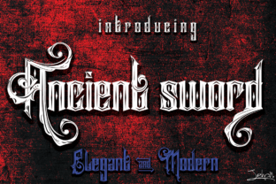 Ancient Sword Typeface for Editorial Design