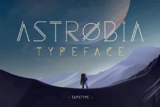 Astrobia Family: Modern Display Fonts for Crafters