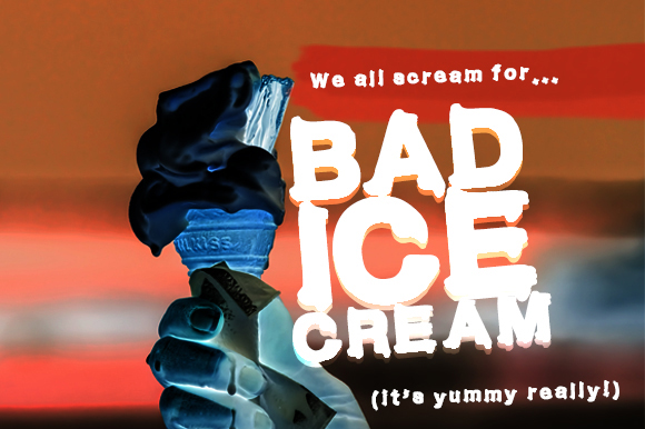 Bad Ice Cream Typeface for Playful Branding