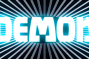 BD Demon: A Retro Display Font for Bold Editorial Design