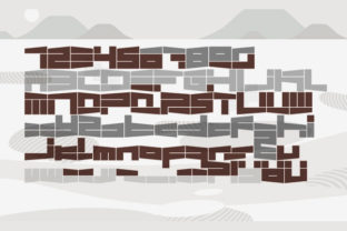 BD Tatami: A Blocky Display Typeface for Editorial Design