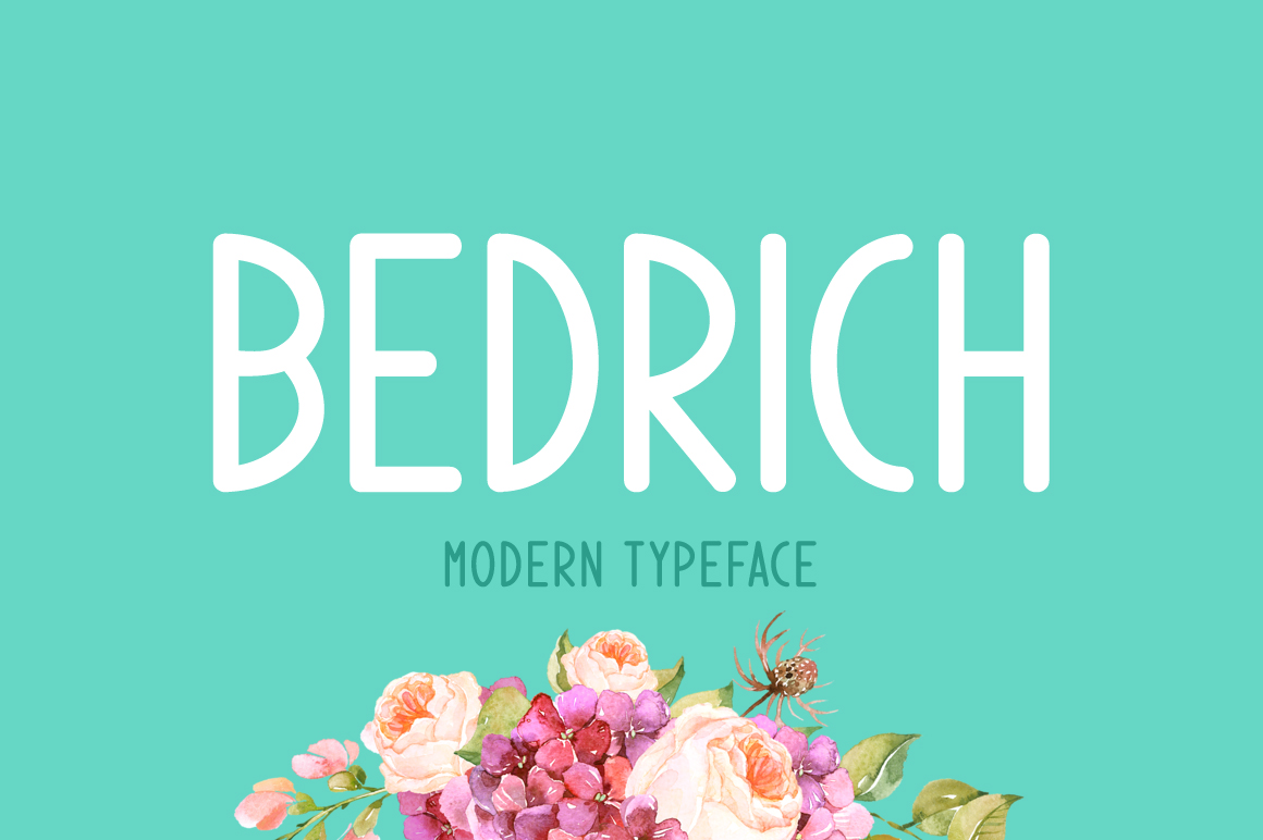 Bedrich: A Clean Display Font for Modern Brands