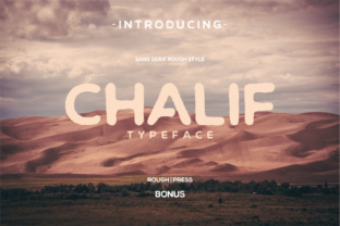 Chalif Typeface: Hand-Drawn Display Fonts for Branding