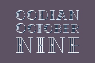Codian October Nine: A Bold Display Typeface for Brands