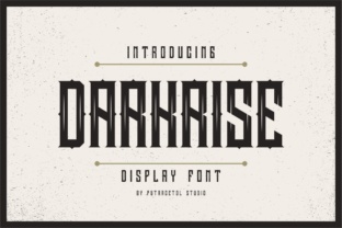 Darkrise Typeface for Bold Brand Identity