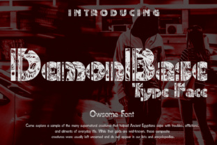 DemonBase Font Review: A Bold Display Typeface