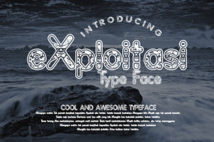 EXploitasi: A Unique Display Typeface for Makers