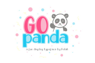 Go Panda: The Fun Display Typeface for Bold Branding