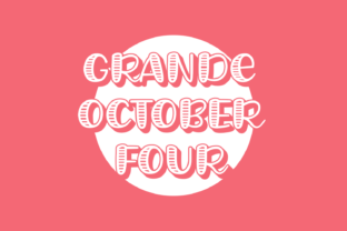 Grande October Four Typeface for Makers