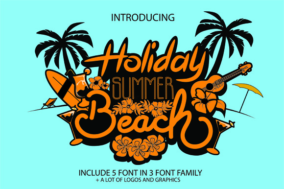 Holiday Summer Beach: The Handwritten Font for Modern Brands