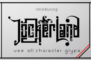 JockerLand: A Playful Royal Display Typeface