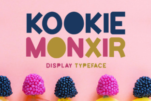 Kookie Monxir: A Playful Display Typeface for Brands
