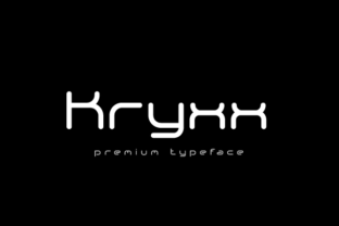 Kryxx: A Sleek Display Typeface for Modern Editors