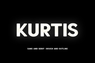 Kurtis Family: Bold Display Fonts for Makers