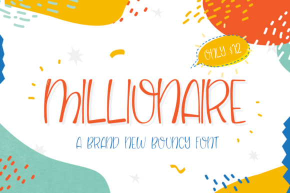 Millionaire: A Playful Display Font for Modern Editors