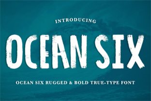 Ocean Six: Bold Handmade Font for Makers