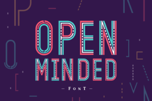 Open Minded Typeface for Modern Branding