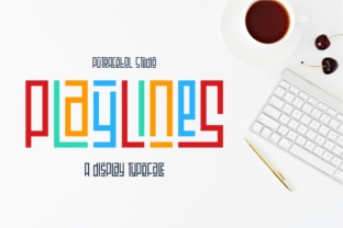 Playlines: A Modern Display Typeface for Web Design