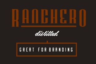 Ranchero: A Wild West Display Font for Bold Brands
