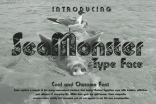 SeaMonster Display Font for Creative Makers