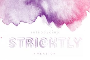 Striktly Family: The Perfect Display Typeface for Crafters
