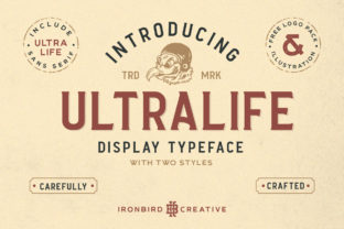 Ultralife Family: The Ultimate Display Typeface for Marketers
