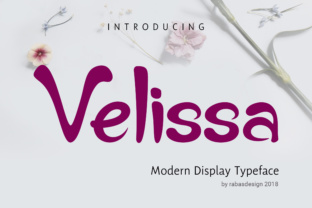 Velissa Display Font for Modern Branding